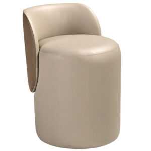 Angel Cerdá Béžový koženkový taburet No. 5187