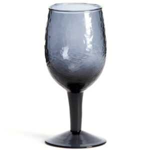 Kave Home Modrá sklenice na víno Sileia