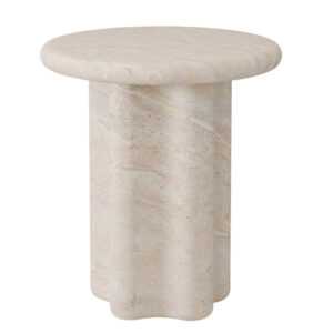 Somcasa Béžový odkládací stolek Emeric 50 cm