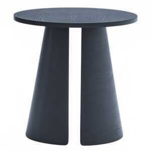 Modrý kulatý odkládací stolek Teulat Cep 50 cm