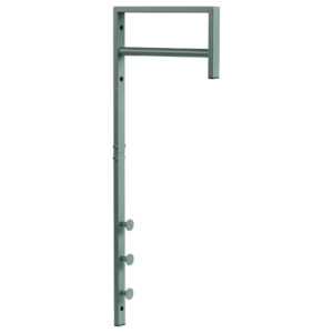 Nordic Living Zelený kovový nástěnný věšák Trenna