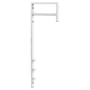 Nordic Living Bílý kovový nástěnný věšák Trenna