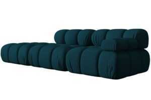 Micadoni Modrá čtyřmístná pohovka Bellis 282 cm