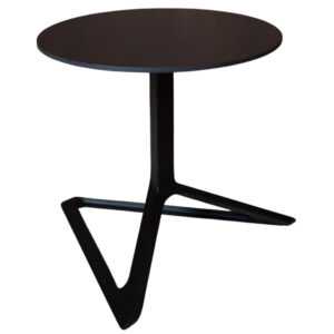 VONDOM Černý stolek DELTA 50 cm se sklápěcí podnoží