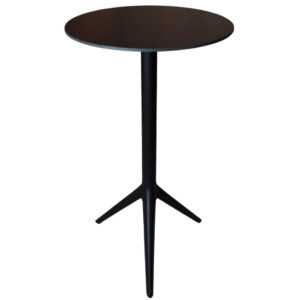 VONDOM Černý barový stůl MARI-SOL 59 cm se sklápěcí podnoží
