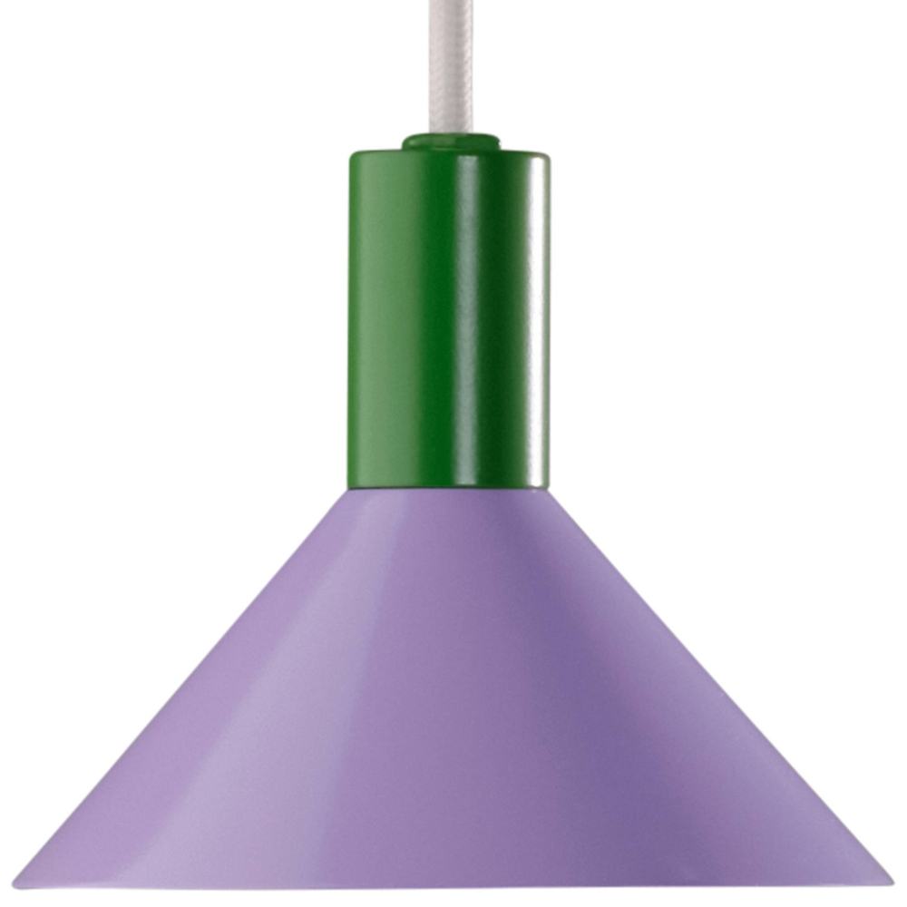 Jotex Zeleno-fialové kovové závěsné světlo MOXY 13 cm