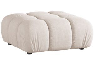 Micadoni Béžová podnožka Bellis II. 94 x 94 cm