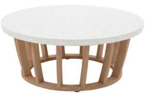 Hespéride Bílý zahradní stolek Lemindo ⌀ 100 cm