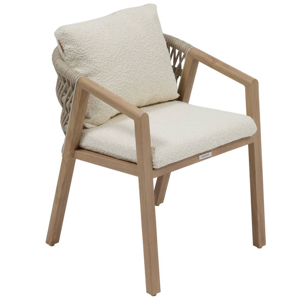 Hespéride Béžová kovová zahradní židle Mylore