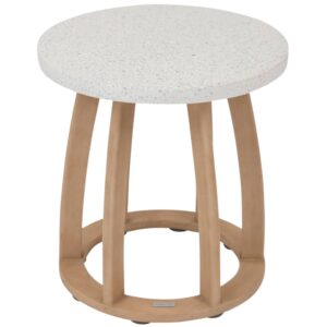 Hespéride Bílý zahradní stolek Lemindo ⌀ 50 cm