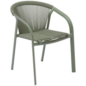 Hespéride Zelená kovová zahradní židle Riu